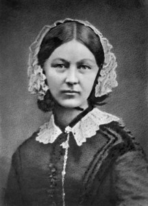 Photographie de l'infirmière Florence Nightingale